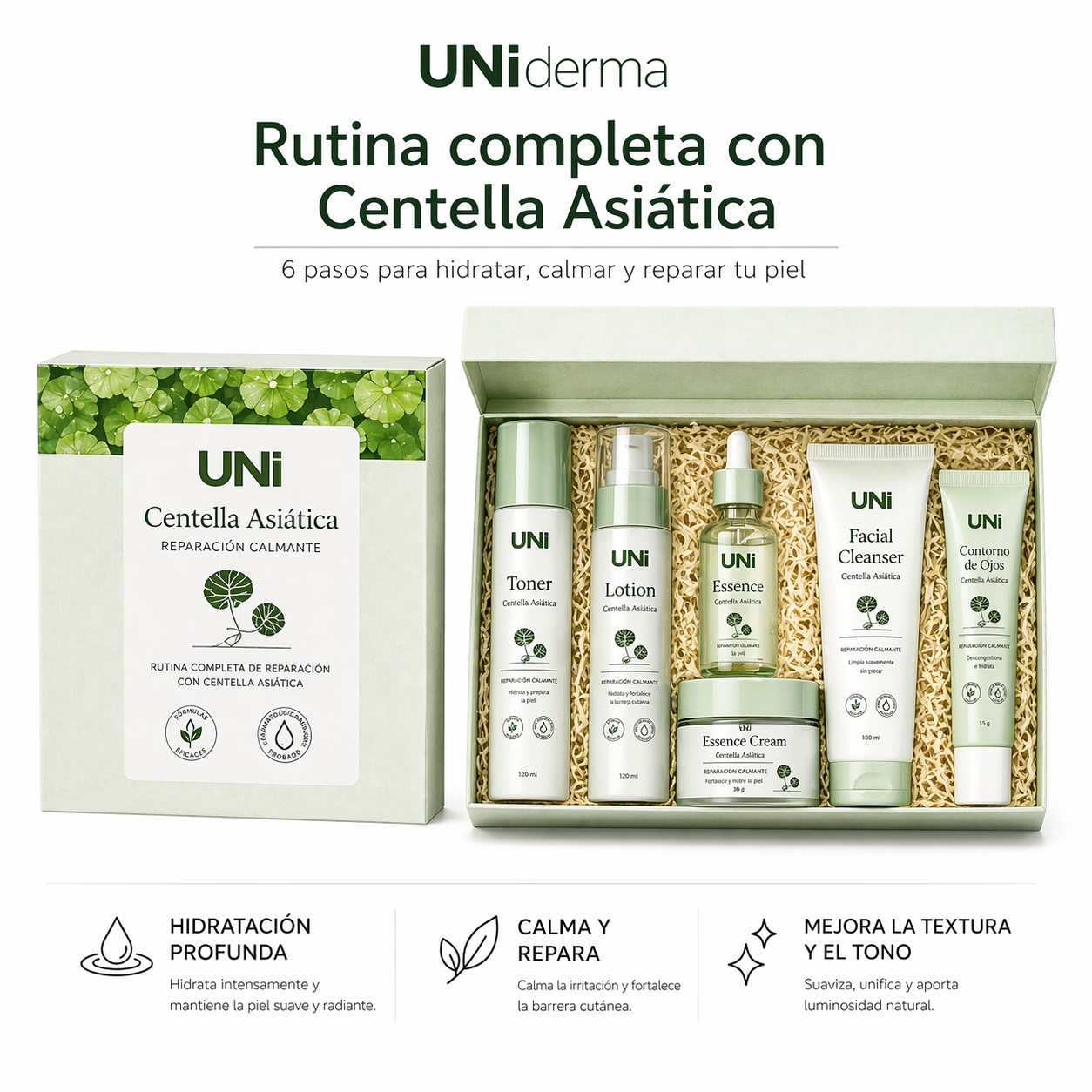 Kit Reparación Completa Centella Asiática – Calma Rojeces y Anti-Age