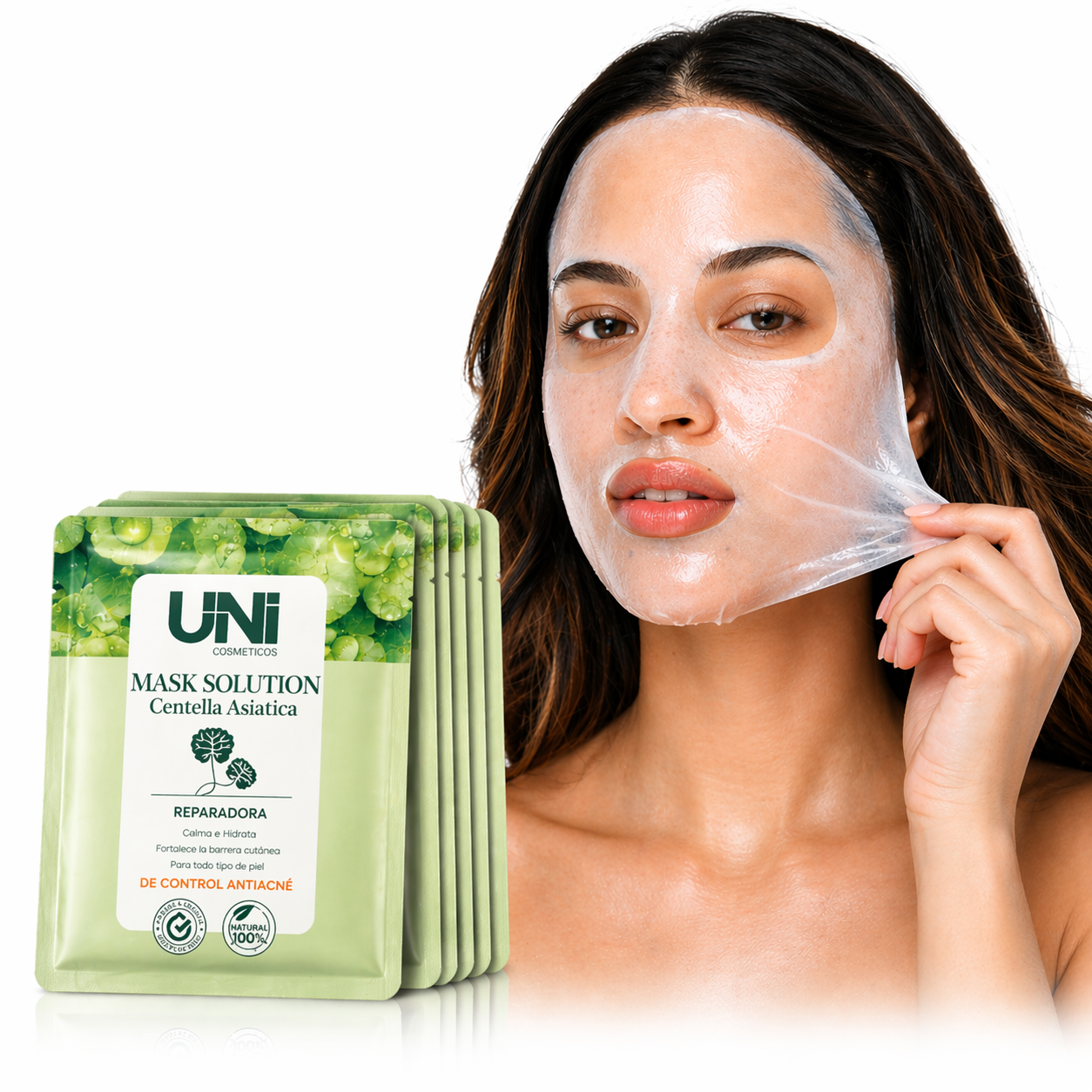 Mascarilla de Centella Asiática – Calma, Repara y Fortalece la Piel