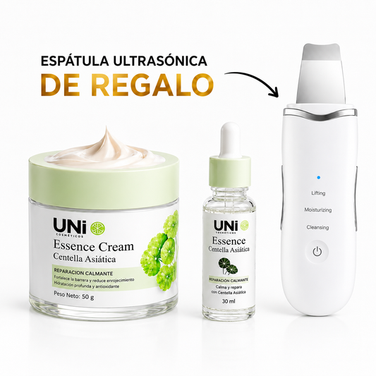 Crema Facial + Sérum + Espátula Ultrasónica Facial de Regalo