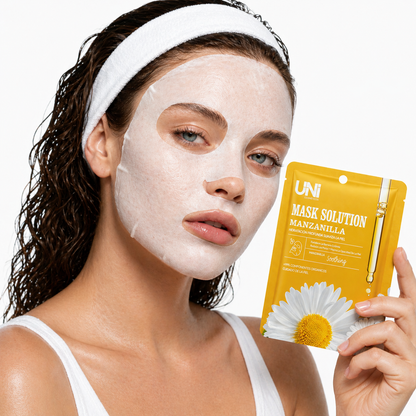 Mascarilla Facial de Manzanilla Calmante e Hidratante