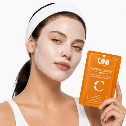 Mascarilla Facial de Vitamina C – Antioxidante, Iluminadora y Revitalizante