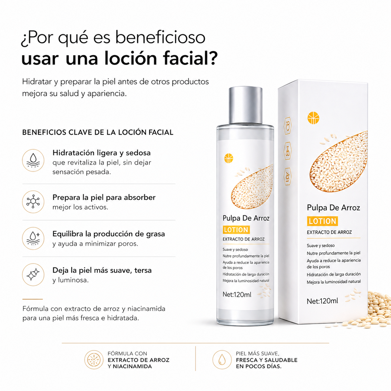 Loción Facial Hidratante – Piel Fresca y Luminosa