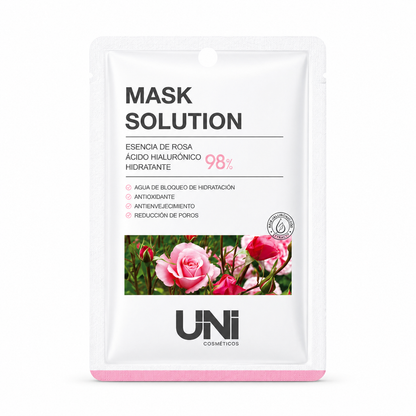 Mascarilla Facial de Rosa – Hidratante, Nutritiva y Suavizante