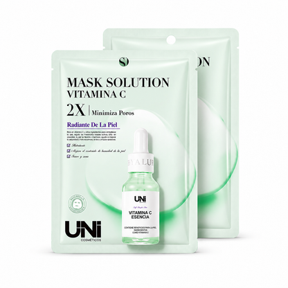 Mascarilla Facial de Vitamina C – Antioxidante, Iluminadora y Efecto Intensivo