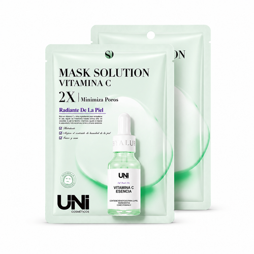 Mascarilla Facial de Vitamina C – Antioxidante, Iluminadora y Efecto Intensivo