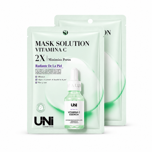 Mascarilla Facial de Vitamina C – Antioxidante, Iluminadora y Efecto Intensivo