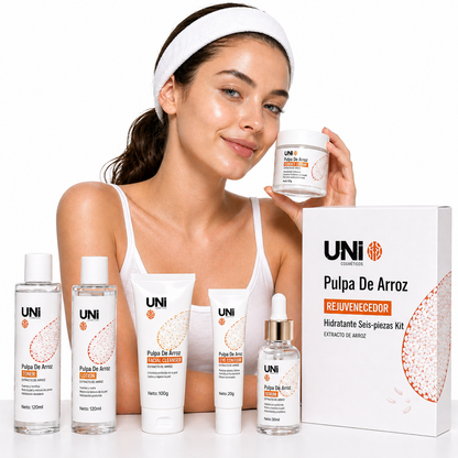 KIT FACIAL DE ARROZ HIDRATACIÓN PROFUNDA + PIEL RADIANTE