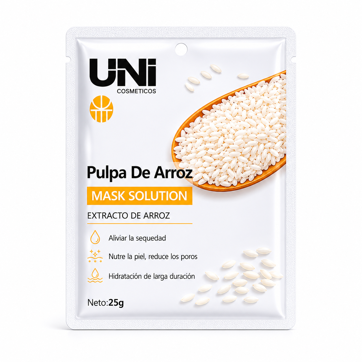 Mascarilla Facial de Arroz con Colágeno – Nutrición y Piel Firme