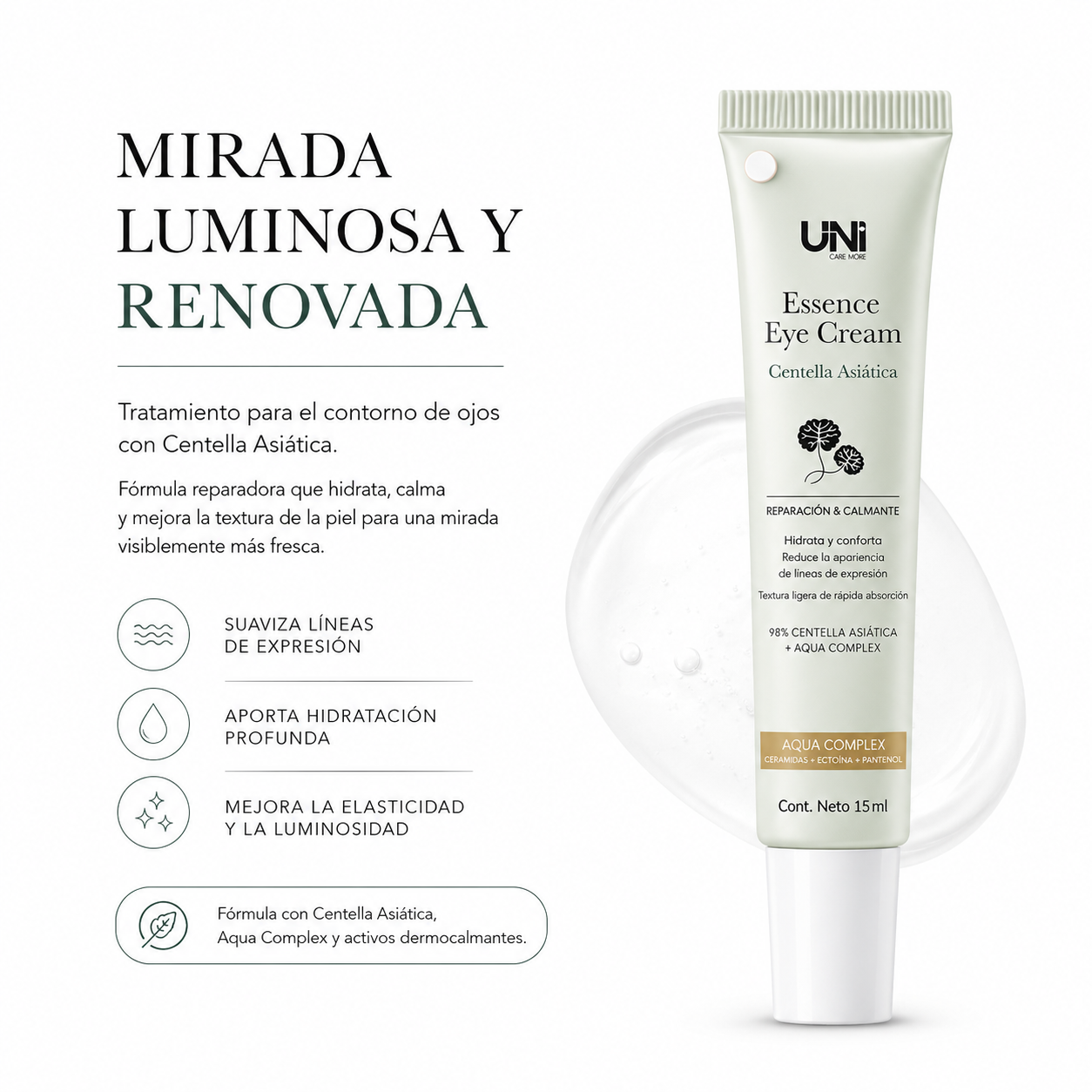 Contorno de Ojos de Centella Asiática – Repara y Revitaliza la Mirada