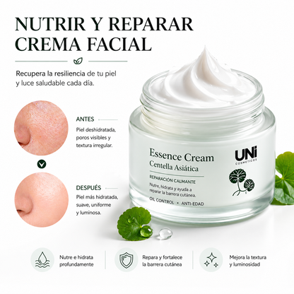Crema Facial de Centella Asiática – Repara y Fortalece la Piel