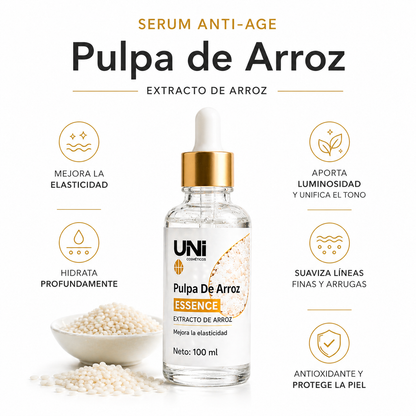 SÉRUM FACIAL DE ARROZ ANTI-EDAD Y ANTIARRUGAS – 100 ML