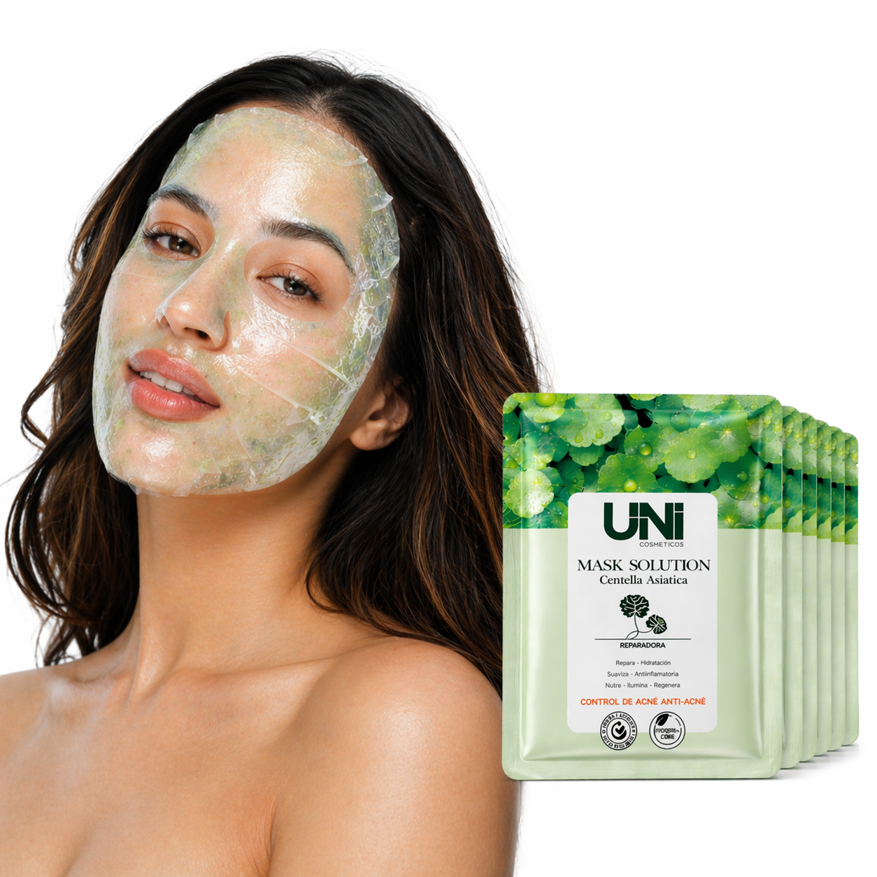 Mascarilla de Centella Asiática – Calma, Repara y Fortalece la Piel