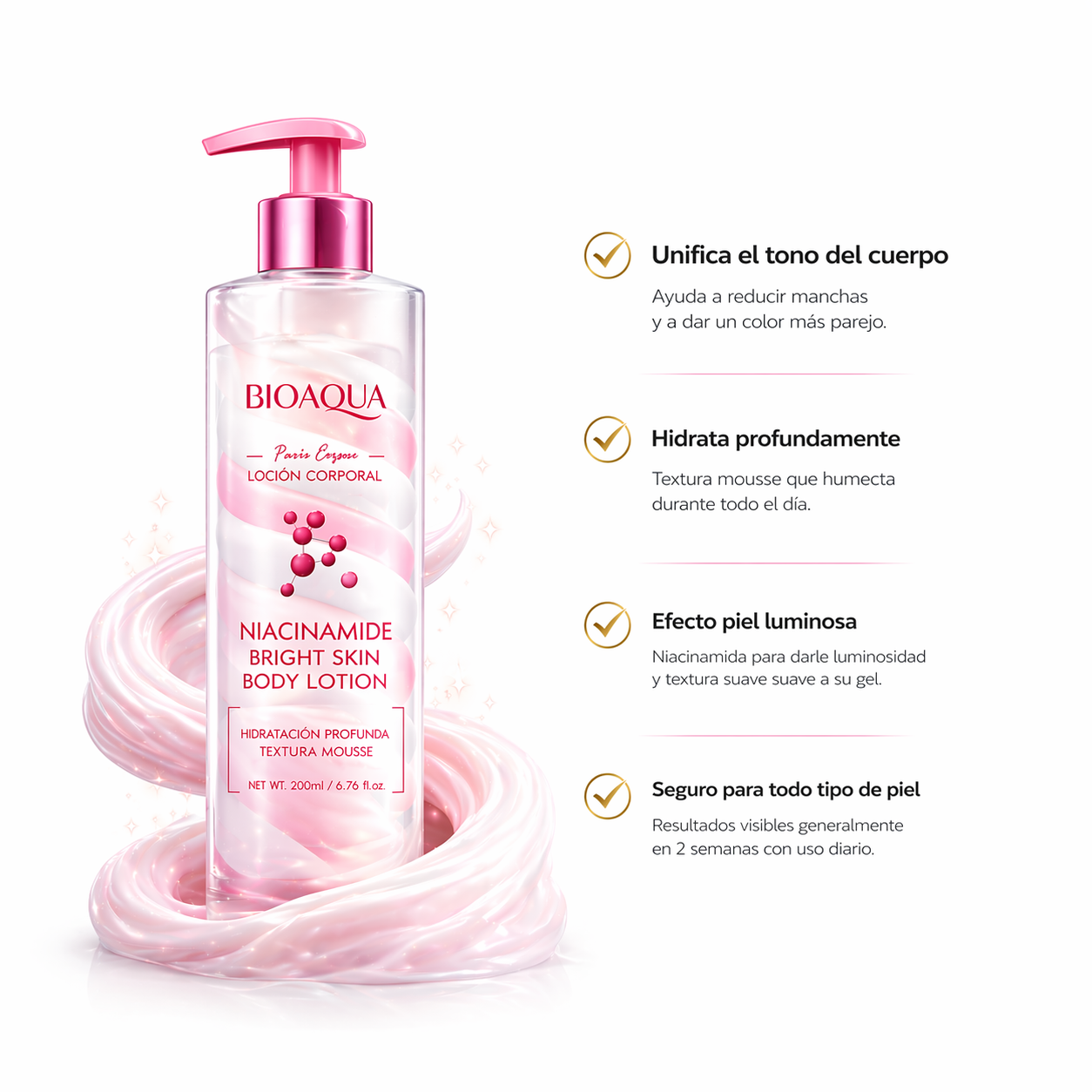 Crema Corporal de Niacinamida – Hidratación