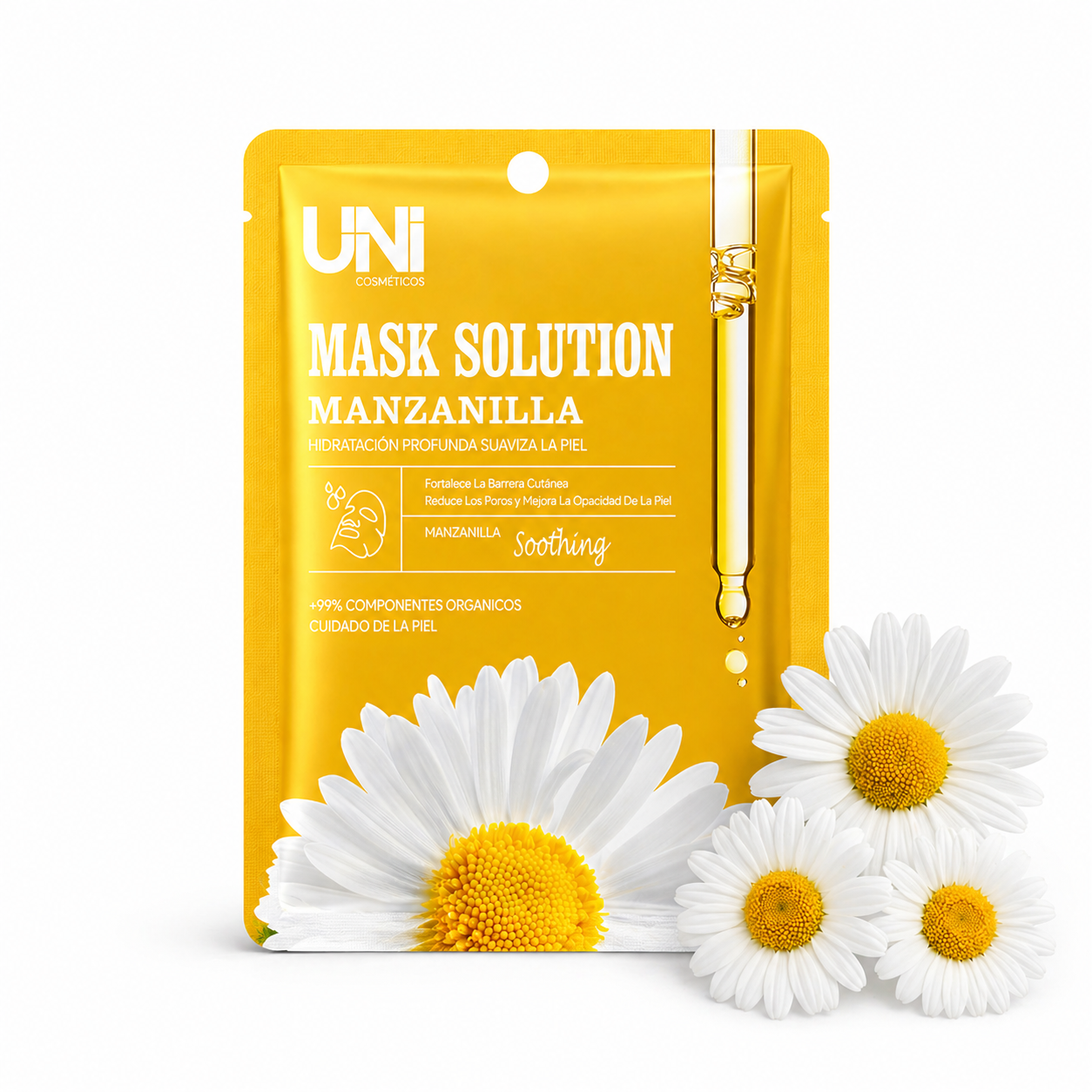 Mascarilla Facial de Manzanilla Calmante e Hidratante