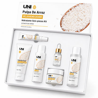 KIT FACIAL DE ARROZ HIDRATACIÓN PROFUNDA + PIEL RADIANTE